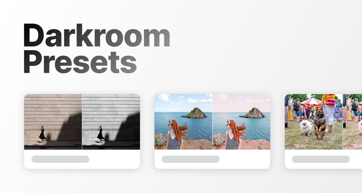 Darkroom Presets